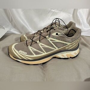 Salomon XT-6 Mindful 3 S Lab Sneakers Mens Size 9.5 White Pepper Yellow 474671
